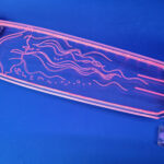 Jelly Fish Ghost Boards. LED acrylic skateboards