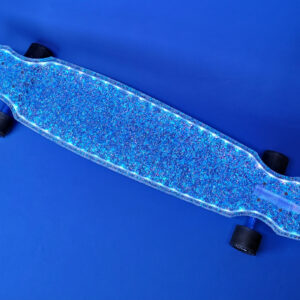 LED Sparkle Glitter Custom Longboard