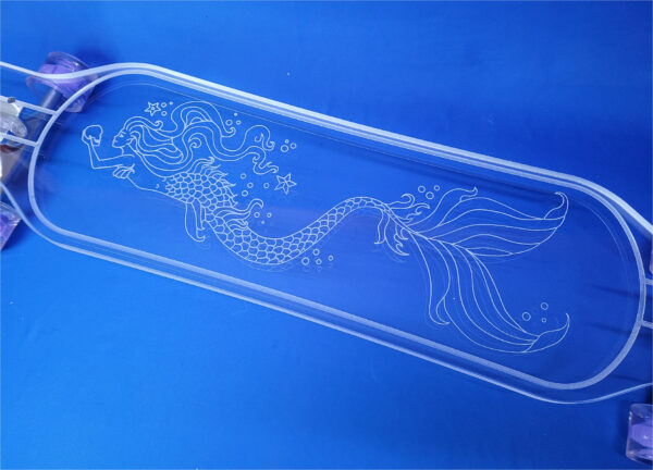 Longboard Clear Mermaid - Image 2