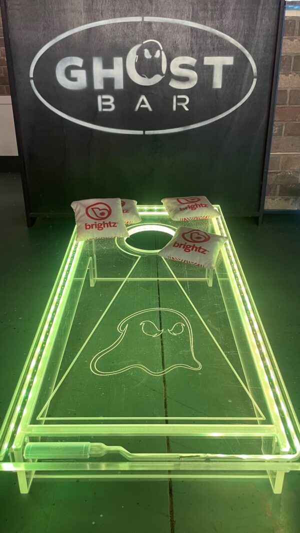 Clear Acrylic LED Cornhole Boards