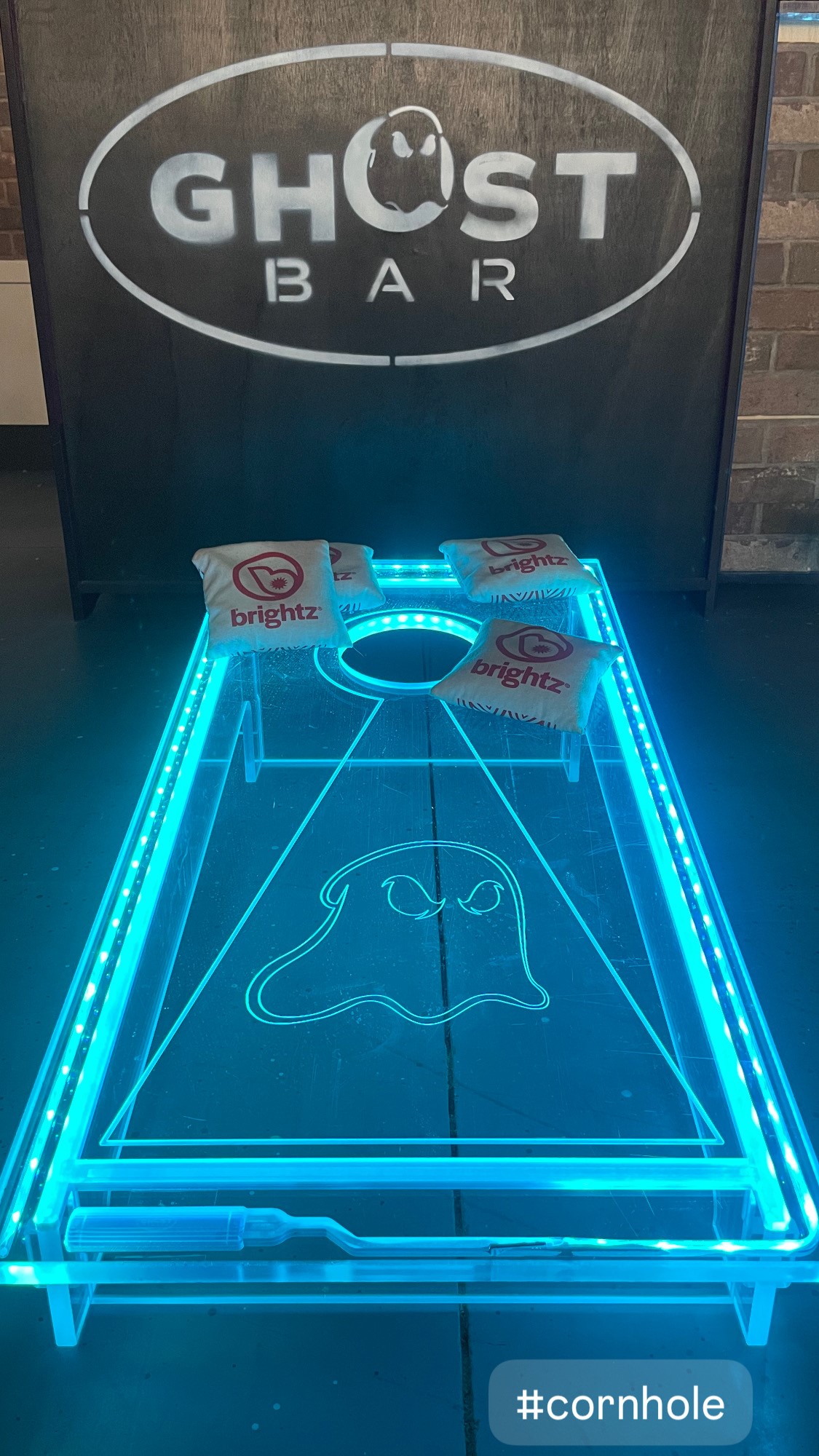 Clear Acrylic LED Cornhole Boards