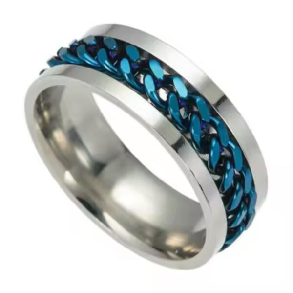 Fidget Ring - Chain Spinner - Image 3
