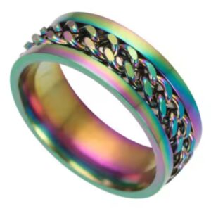 Fidget Ring – Chain Spinner