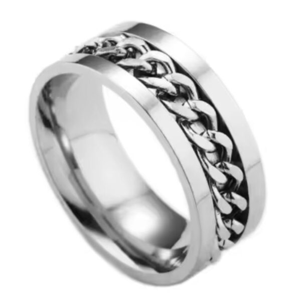Fidget Ring - Chain Spinner - Image 6