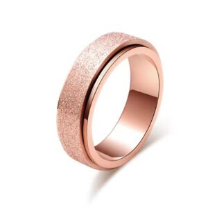 Fidget Ring – Sparkly Spinner (6mm/8mm)