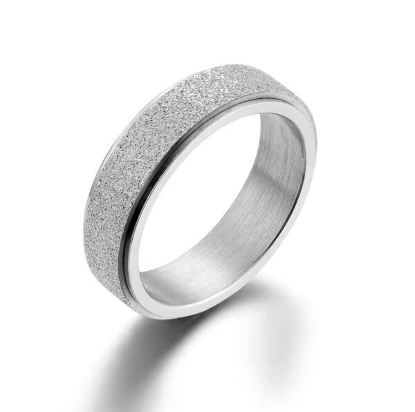 Fidget Ring - Sparkly Spinner (6mm/8mm) - Image 7