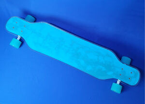 40" Platypus Blue Marble resin Longboard, Closeout