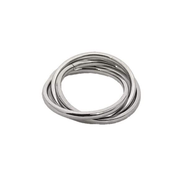 Fidget Ring - Triple Stainless Band