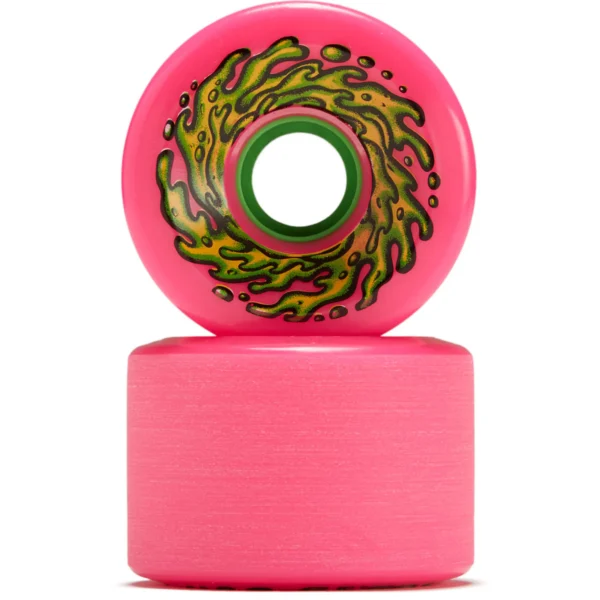 Slime Balls OG Slime Pink 66mm 78a Skate Wheels - Image 2