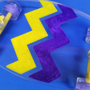 20″ Easter Egg resin Longboard, Closeout