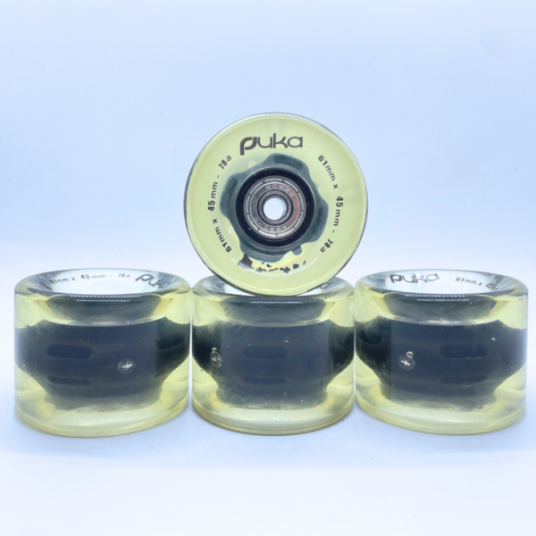 Puka Multi-Color LED Wheels 61mm x 45mm 78A - Image 5