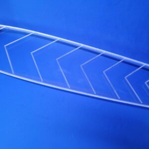 48″ Pintail Chevron Longboard with 1″ deck, Closeout