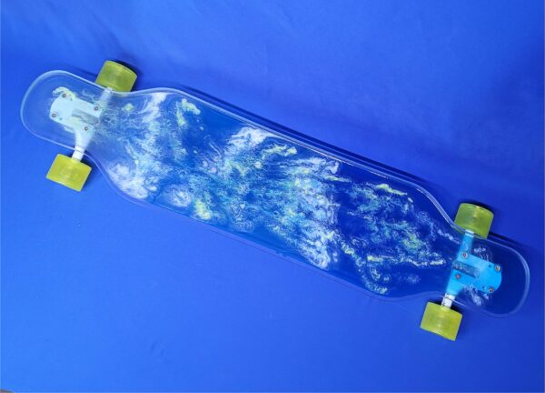 Resin Art Epoxy Painting CLOUD Longboard