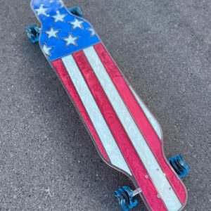 American Flag USA Custom Longboard