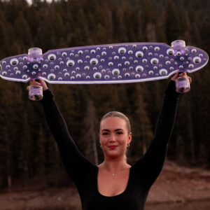 Googly Eyes Custom Longboard skateboards