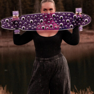 Googly Eyes Custom Longboard skateboards