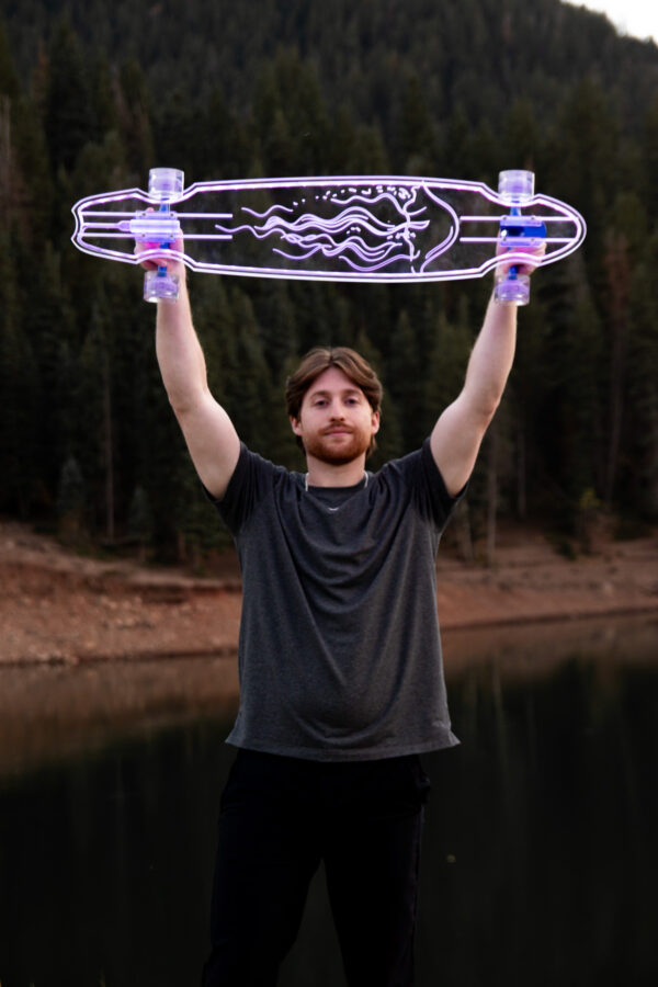 Electric LED Custom Longboard Jelly Fish