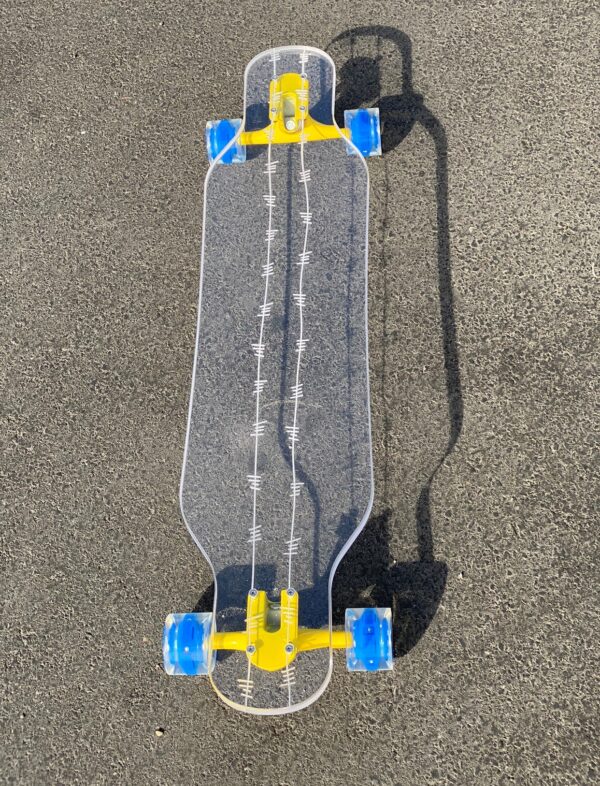 Barbed Wire Tattoo longboard