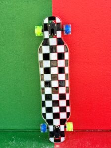 Vans Checkered Custom Longboard Dancing