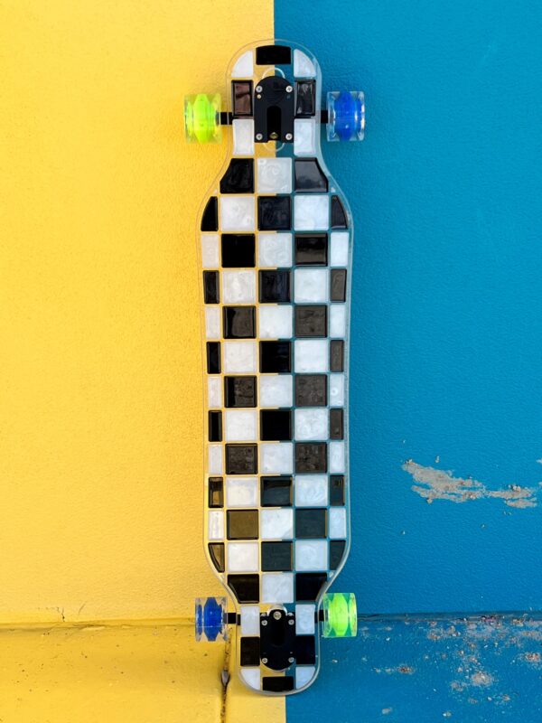 Vans Checkered Custom Longboard Dancing