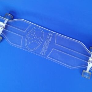 Custom Longboard BYU Cougars
