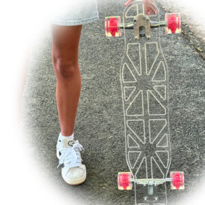 33" Skinny Ghost Maui Penny board