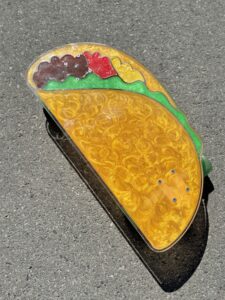 customized skateboard longboard TACO Tuesday