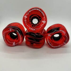 Shark Wheels Longboard 72mm Transparent Red