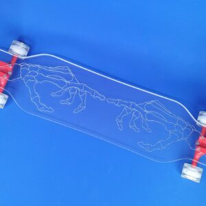 Longboard Customized Skeleton Hands * Closeout